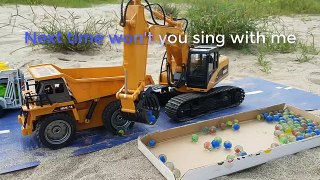 Trucks for children | Cars for kids videos | Excavator, cranes | Song for kids | Bibikids.
