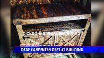 Deaf Carpenter Uses Reclaimed Wood to Make Beautiful Art, Furniture