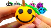 Learn Colors with Play Doh Apples Smiley Face Zoo Animal Molds Fun & Creative for Kids