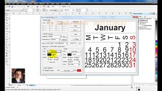 Learn CorelDraw in HINDI -18- Calendar Date and Month tutorial