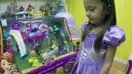 Worlds Biggest Sofia the First Egg Surprise Opening Disney Junior Toys & Play-Doh Surprises