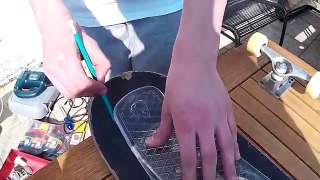 How to make a penny board out of a skateboard