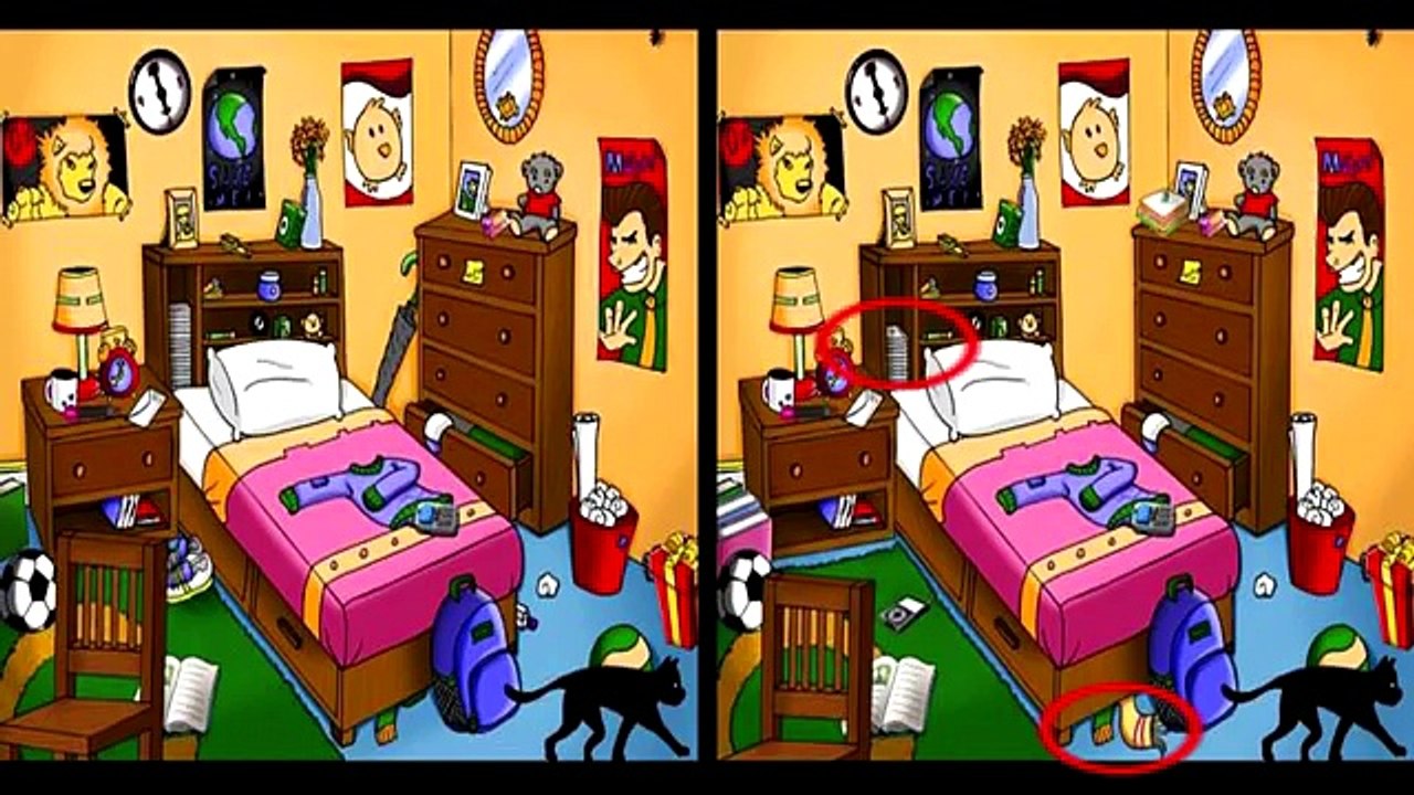 Imágenes para EJERCITAR tu MENTE | 10 imágenes para encontrar las DIFERENCIAS | PRDY