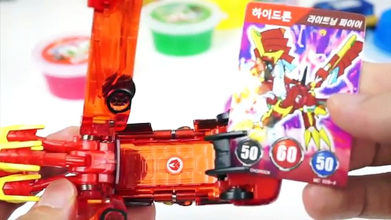 젤리몬스터, 변신하는 터닝메카드W 장난감 액괴놀이 Jelly Monster Mecard W Slime