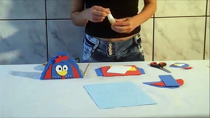 Como fazer porta guardanapo da galinha pintadinha