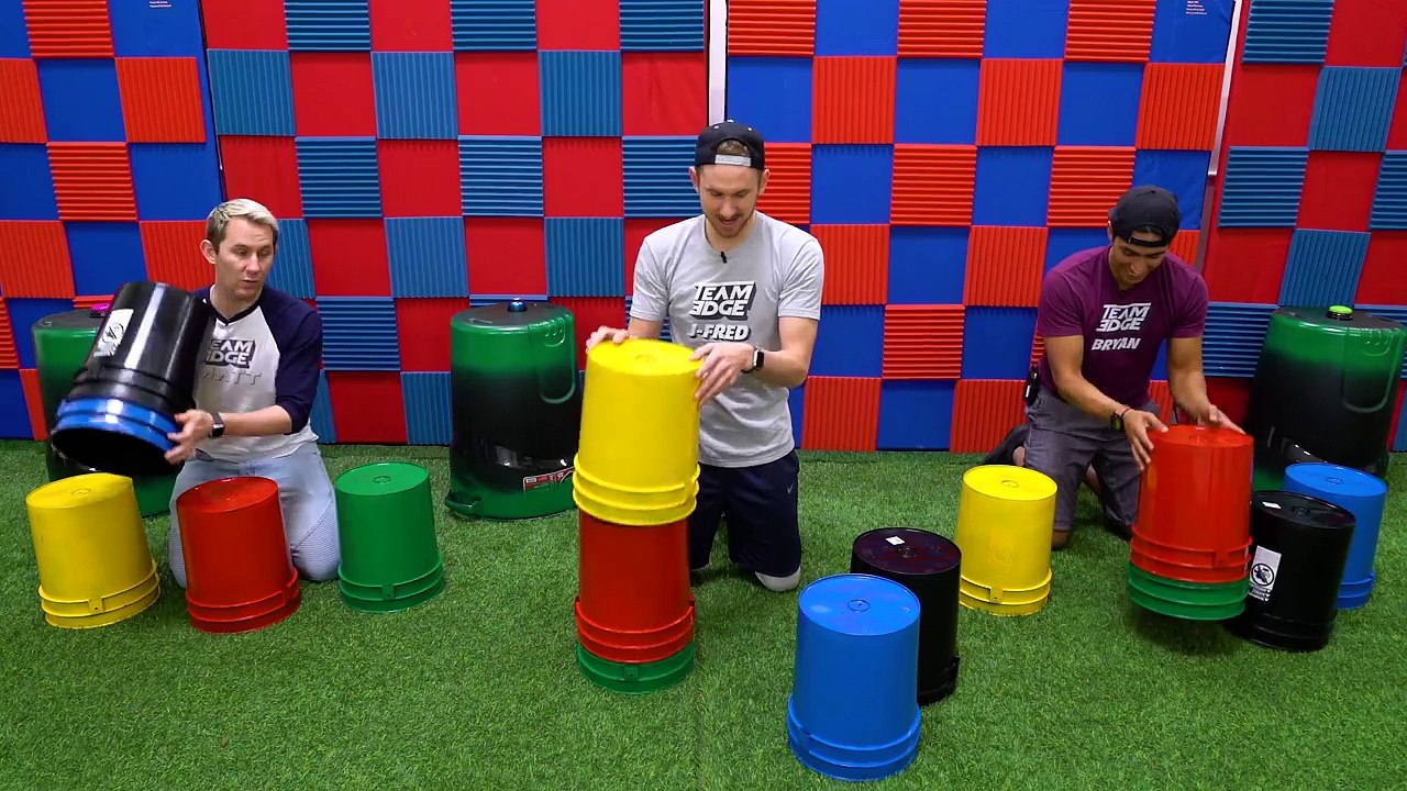 Giant Cup Stacking Challenge!!