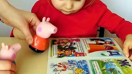 ♥CK Свинка Пеппа | У Джорджа вырос огромный НОС как у Буратино | Peppa Pig & Pinocchio