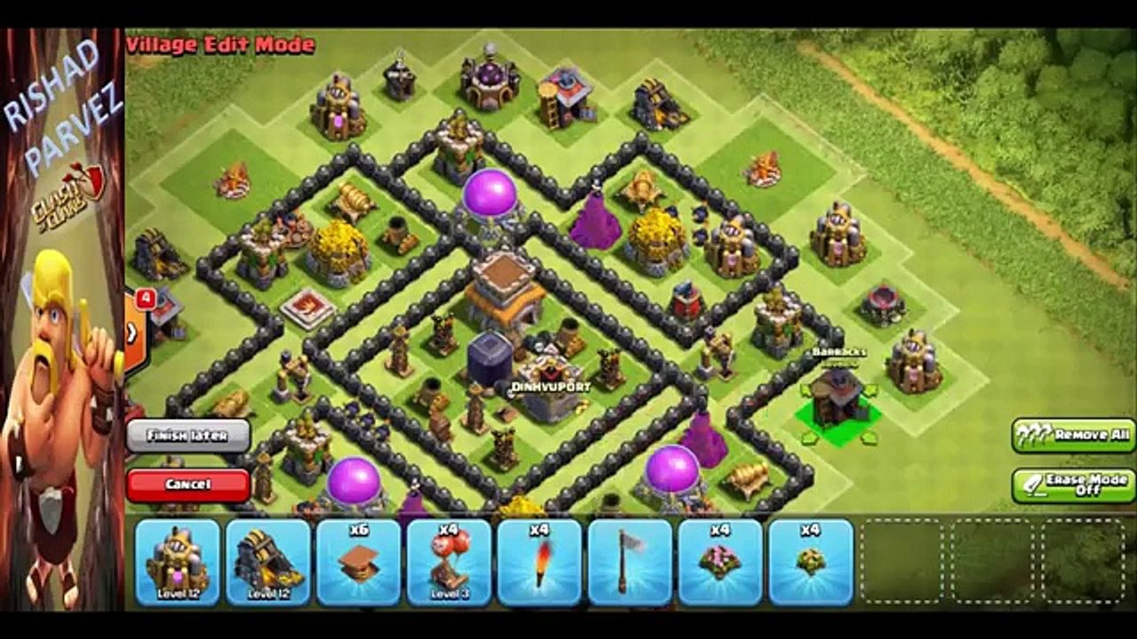 Town Hall 8 (TH8) best Farming Base 2016 - Protect your Dark Elixir (Defense Replays)