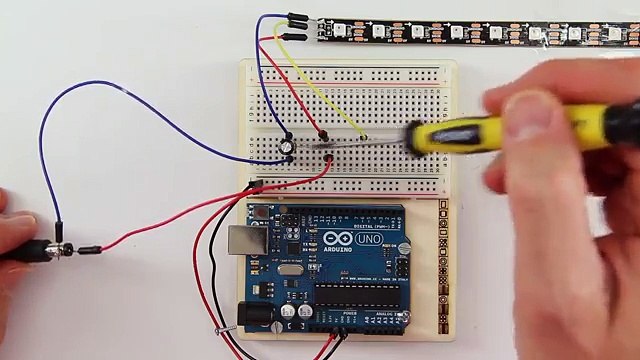Arduino mit WS2812B Neopixel RGB LED Streifen