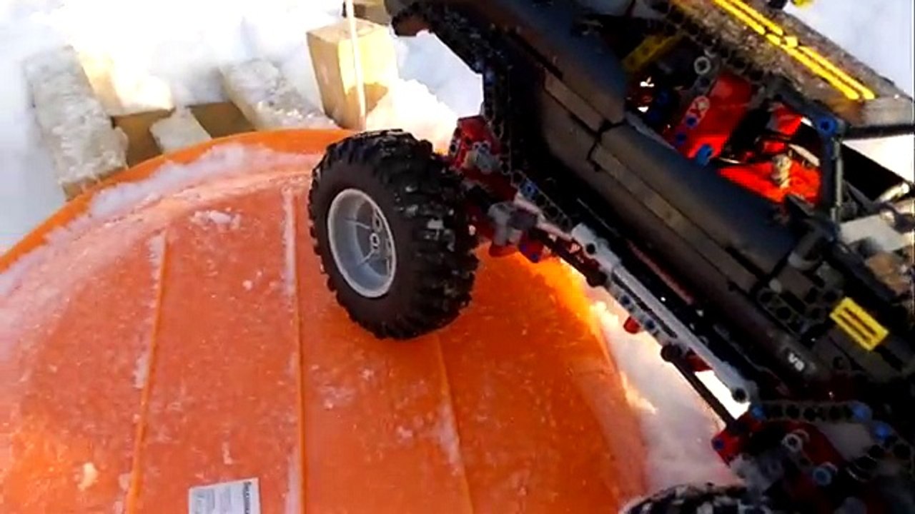 The Boss Crawler. Scale model custom tires.Truck Trial Track.