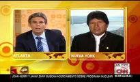 Evo Morales habla con CNN en Español durante la Asamblea General de la ONU