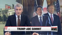 Leaders of U.S., Japan meet to talk trade, North Korea