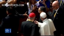 El Papa saluda al “Pelé” peruano Teófilo Cubillas