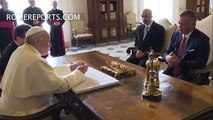 El rey de Jordania viaja hasta el Vaticano para hablar con el Papa sobre Jerusalén