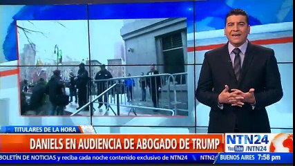 Actriz Stormy Daniels compareció ante el juzgado por presunta relación con Donald Trump