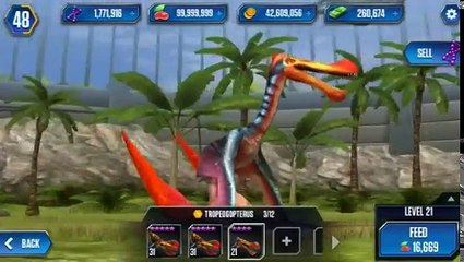 TROPEOGOPTERUS LEVEL 40 - HYBRID Jurassic World The Game