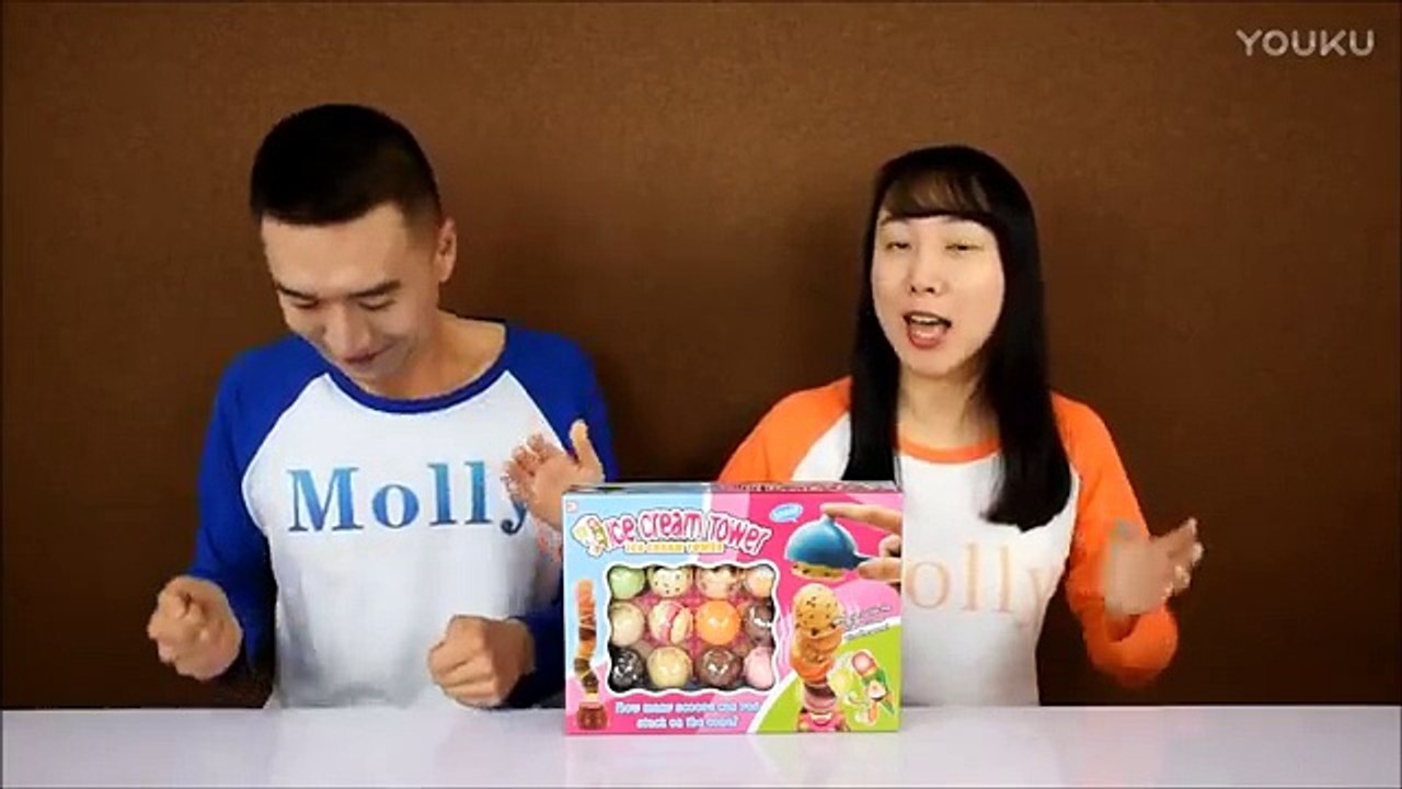 冰激凌叠叠乐游戏 新魔力玩具学校, new molly toy school