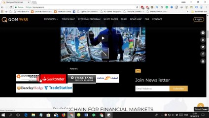 Qompass - Blockchain For Applications and Financial Marketing Services