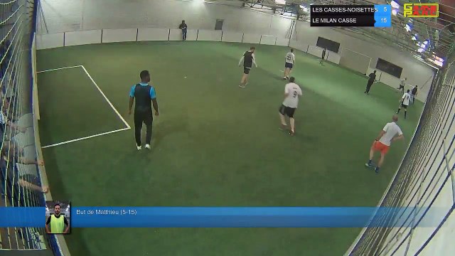 But de Matthieu (5-15) - LES CASSES-NOISETTES Vs LE MILAN CASSE - 16/04/18 21:00 - LIGUE 3