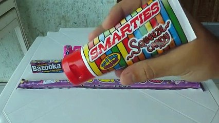 CHICLETES MAIS ESTRANHOS DA NOVA LOJA DE DOCES (CHICLETE EM TUBO DE PASTA DE DENTE)