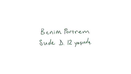 iPad — Benim Portrem. Sude D. 12 yaşında. — Apple