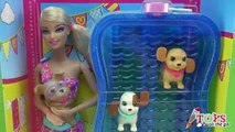 Barbie y sus perritos nadadores Swim & Race Pups - Juguetes de Barbie