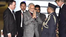PM Modi receives grand welcome at Stockholm Arlanda Airport; Watch Video | Oneindia News