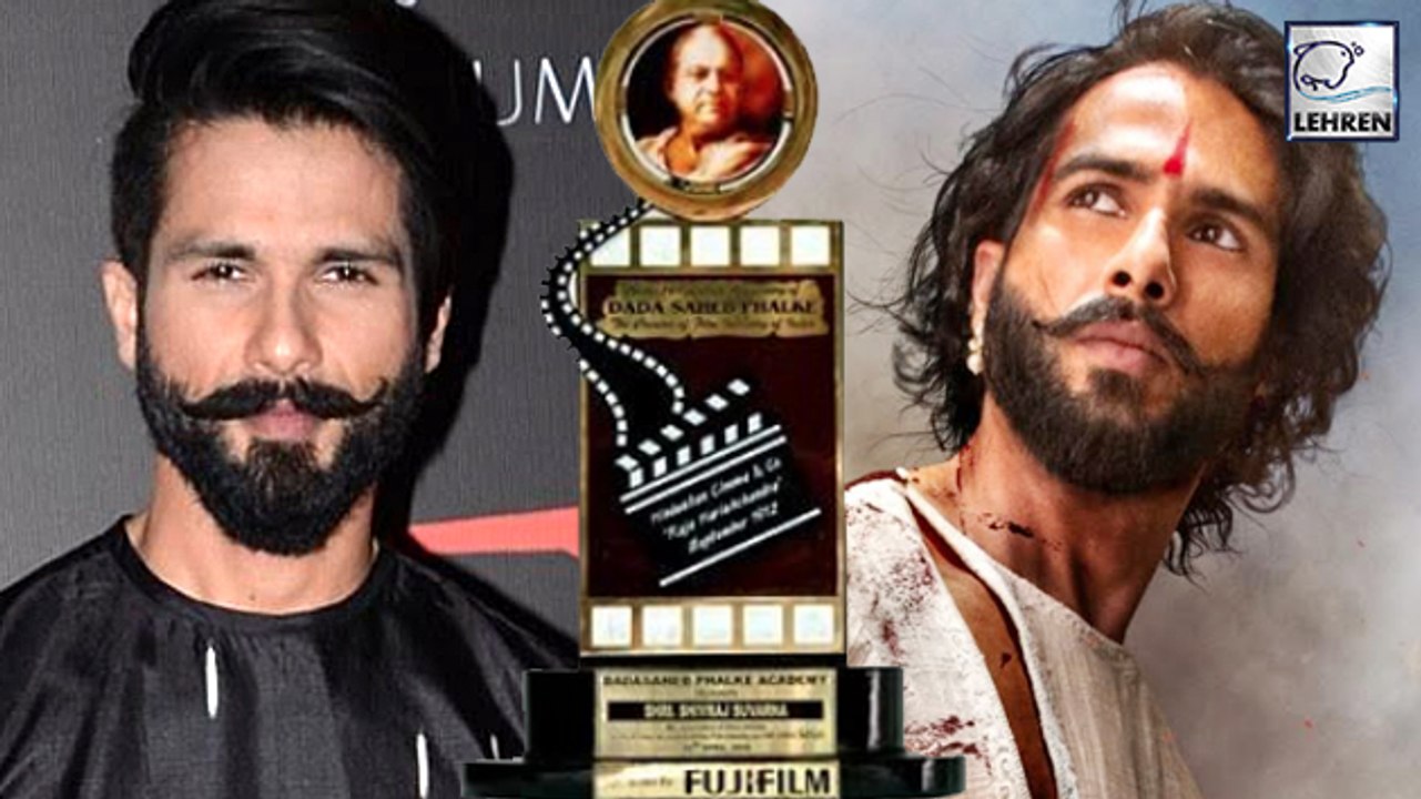 Shahid Kapoor To Be Awarded With Dadasaheb Phalke Award For Padmaavat