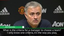 Man United team will be picked on performance...not their 'beautiful faces' - Mourinho