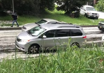 Motorists Struggle on Slippery Roads After Hail Pummels Oakland