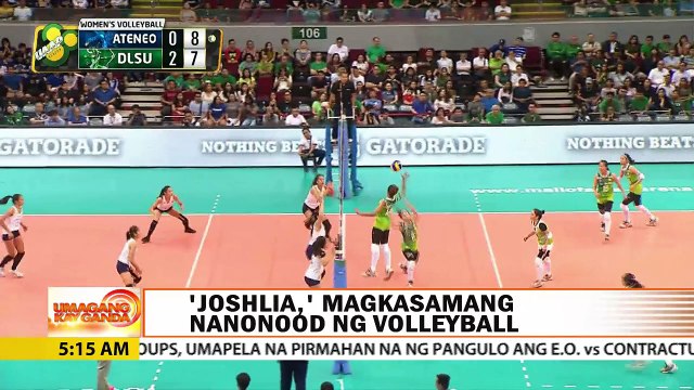 UKG: 'JoshLia,' magkasamang nanonood ng volleyball