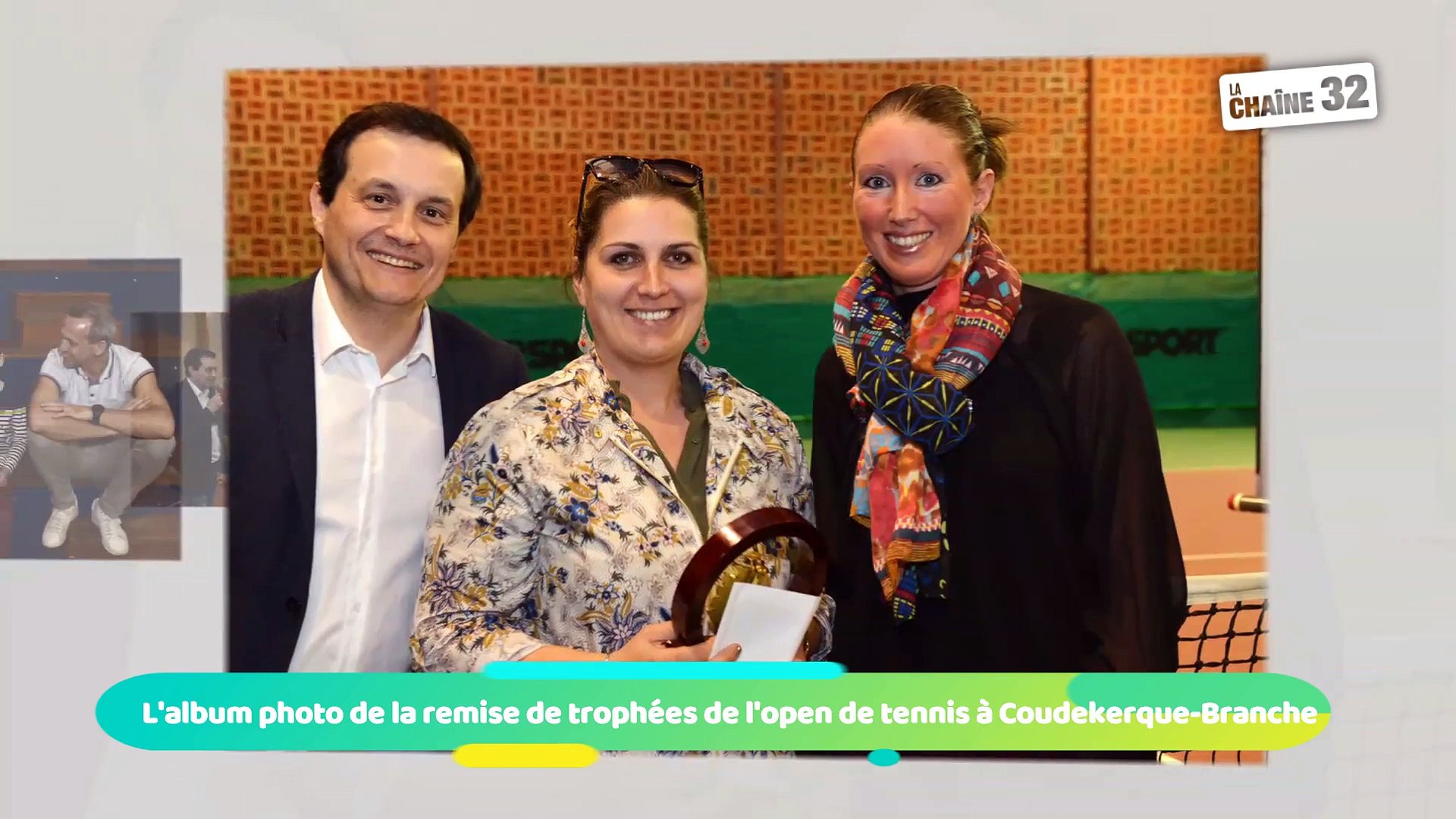 L'album photo de la remise de trophées de l'open de tennis à Coudekerque- Branche - Vidéo Dailymotion