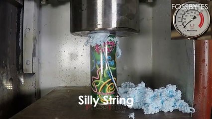 Oddly Satisfying Video Of A Hydraulic Press Destroying Everything In Its Way (Compilation)