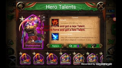 Clash of Desert - Rolling 66 k gems for new talents and heros