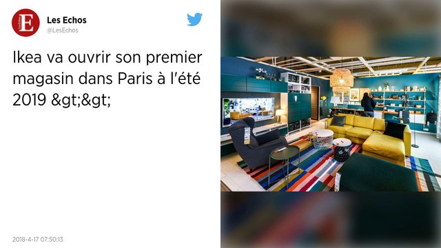 Ikea va ouvrir son premier magasin dans le centre de Paris en 2019.