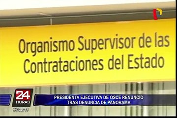 Presidenta del OSCE renunció tras alquiler de local por S/.15 millones