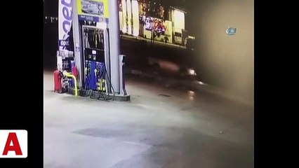 Trabzon Emniyet Müdür Yardımcısının hayatını kaybettiği kaza kamerada