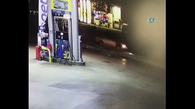 Trabzon Emniyet Müdür Yardımcısının hayatını kaybettiği kaza kamerada