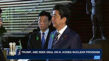 i24NEWS DESK | Trump, Abe seek deal on N. Korea nuclear program | Tuesday, April 17th 2018