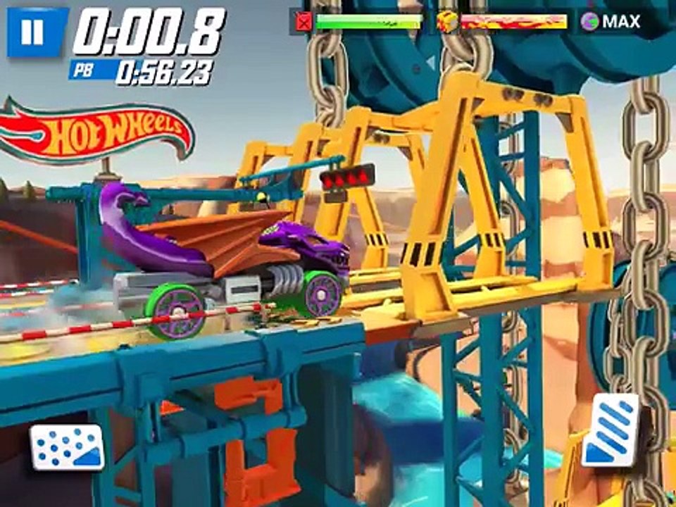 HOT WHEELS RACE OFF MULTIPLAYER D-Muscle / Street Creeper / Dragon Blaster Creature Cars Gameplay