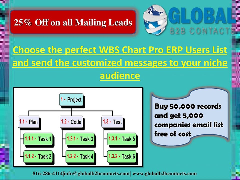 Choose the perfect WBS Chart Pro ERP Users List