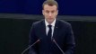 Au Parlement européen, Emmanuel Macron annonce la création de "consultations citoyennes"
