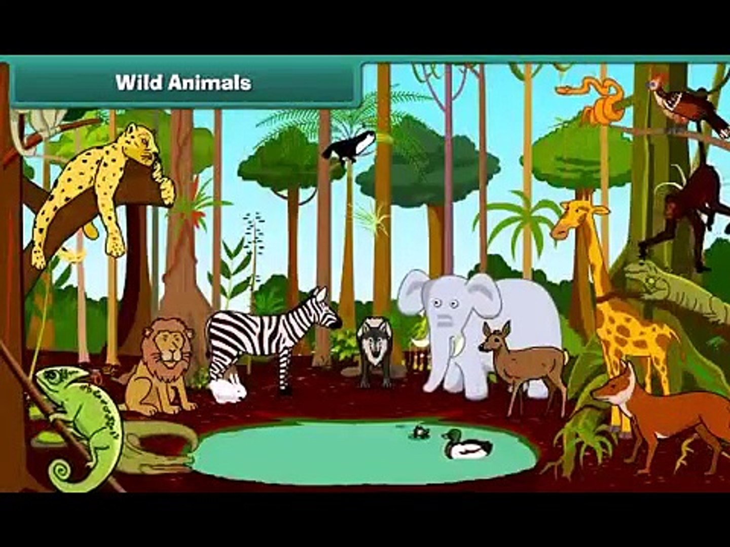 Learn Evs - Class 2 - Wild Animals - Animation - video Dailymotion