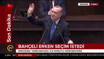 Cumhurbaşkanı Erdoğan AK Parti grup toplantısında konuşuyor