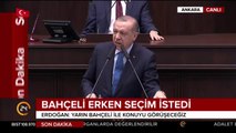 Cumhurbaşkanı Erdoğan AK Parti grup toplantısında konuşuyor