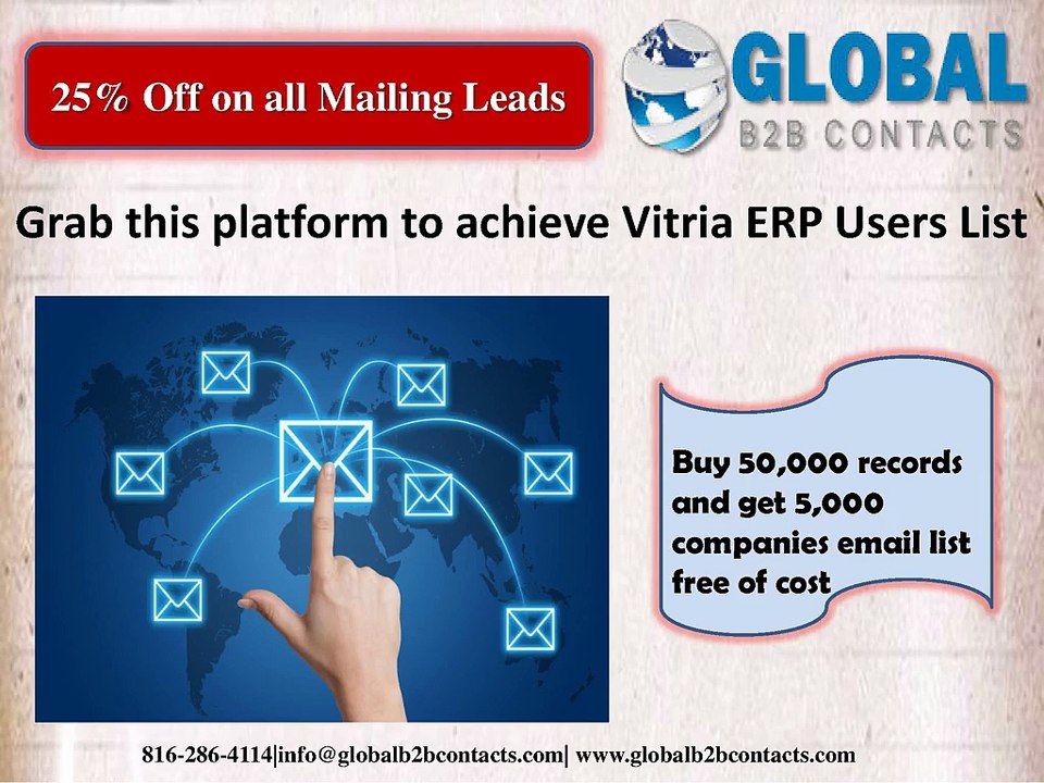 Grab this platform to achieve Vitria ERP Users List