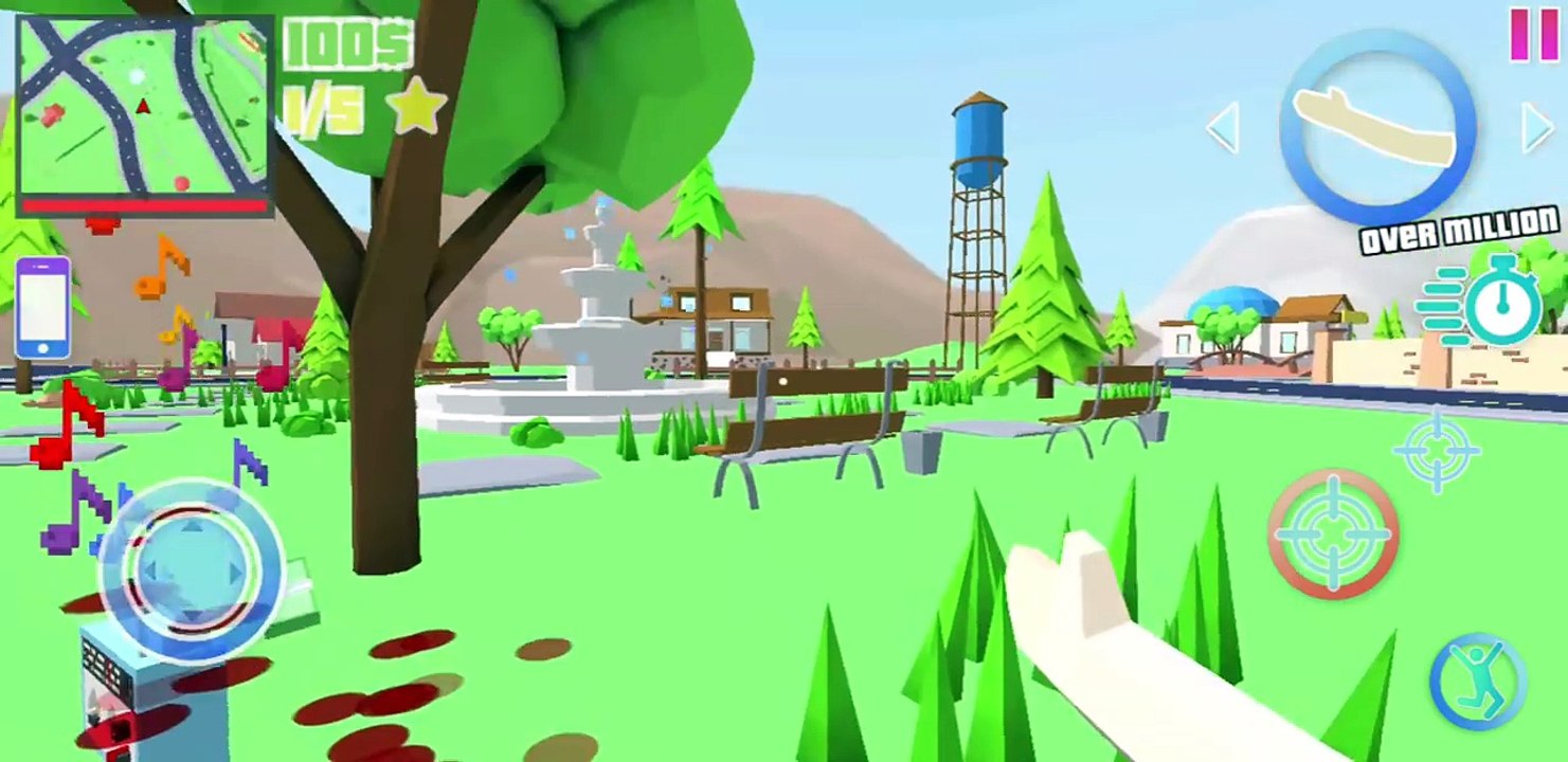 Dude Theft Wars -  #1 Open World Sandbox Simulator BETA (By Poxel Studios) Best Android Gameplay FHD