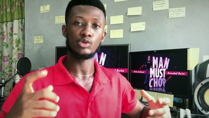 Web creation - Man Must Chop by Razahk Issaka