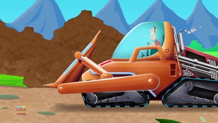 Bulldozer - Vehicle Formation And Uses - Cartoons