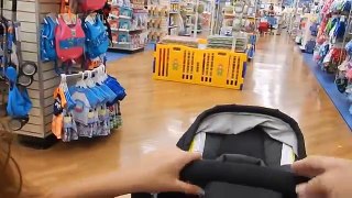 Shopping for Strollers at Buy Buy Baby with Reborn Baby